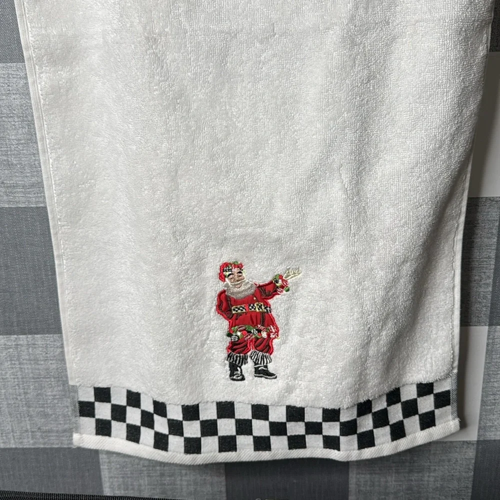 Mackenzie Childs Hand Towel Santa